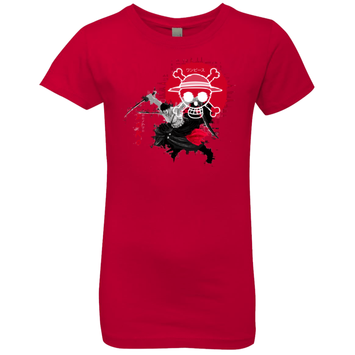 T-Shirts Red / YXS Zoro Girls Premium T-Shirt