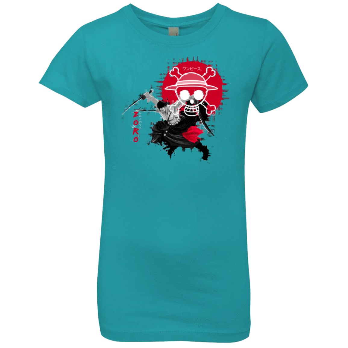 T-Shirts Tahiti Blue / YXS Zoro Girls Premium T-Shirt
