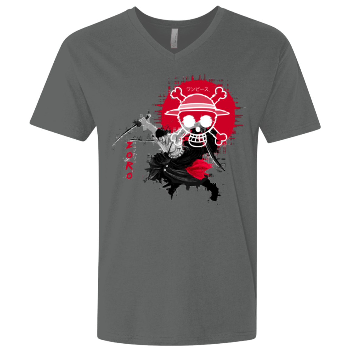 T-Shirts Heavy Metal / X-Small Zoro Men's Premium V-Neck