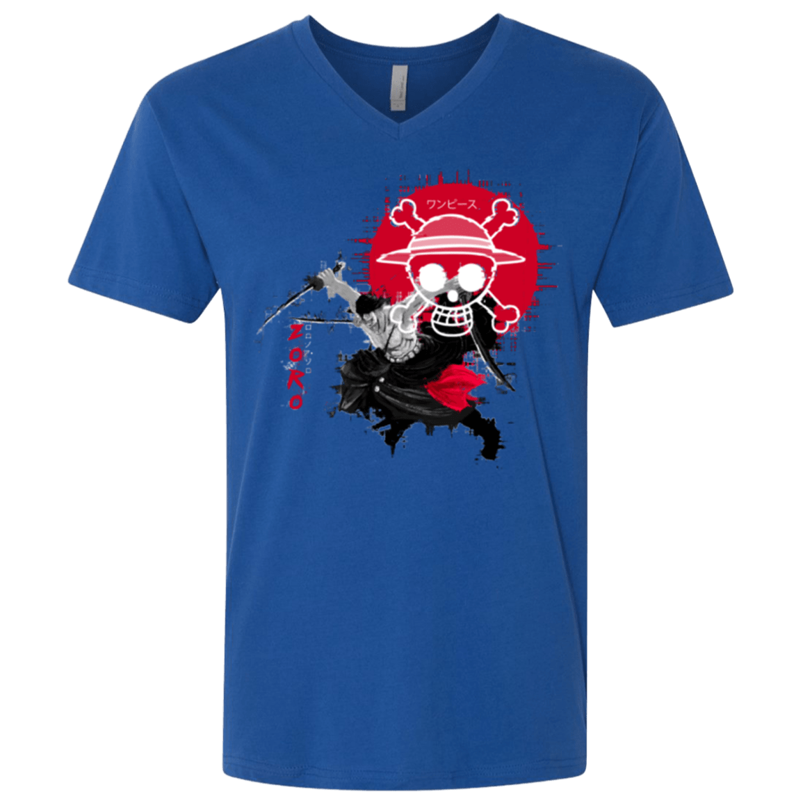 T-Shirts Royal / X-Small Zoro Men's Premium V-Neck
