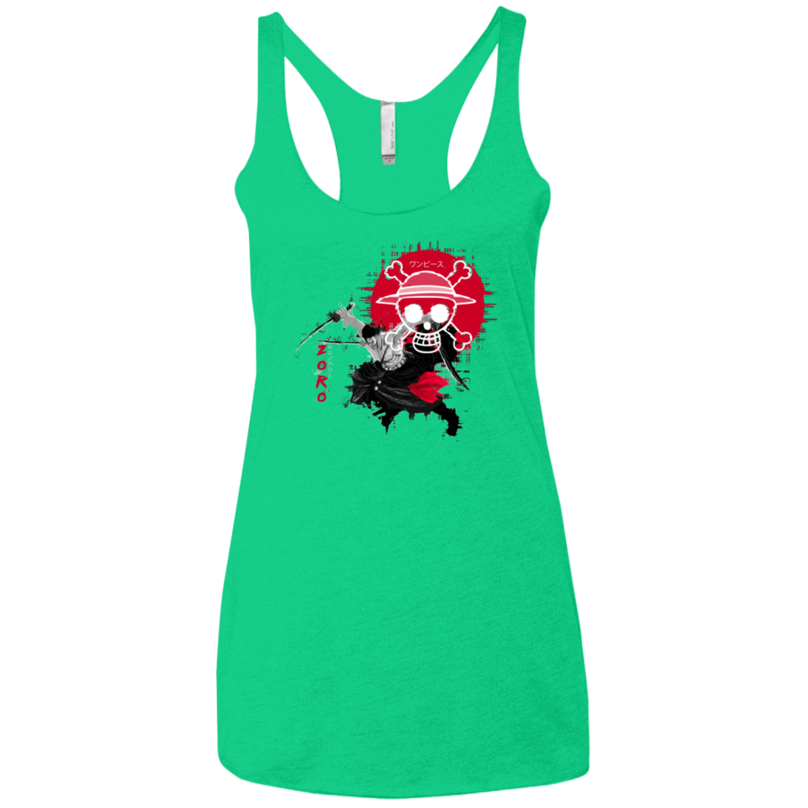 T-Shirts Envy / X-Small Zoro Women's Triblend Racerback Tank