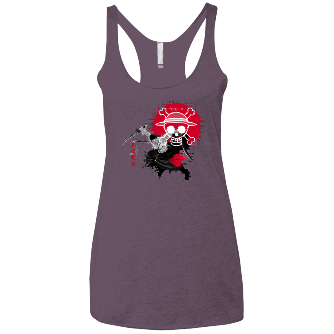T-Shirts Vintage Purple / X-Small Zoro Women's Triblend Racerback Tank