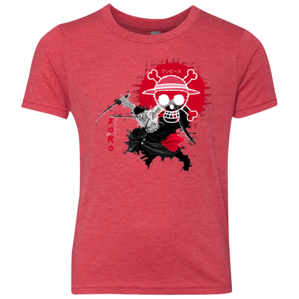 T-Shirts Vintage Red / YXS Zoro Youth Triblend T-Shirt