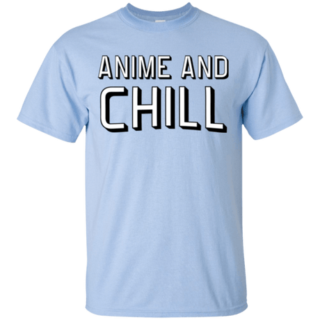 Anime and chill tee