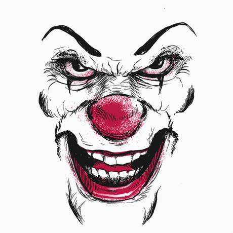 Clown Face t-shirt
