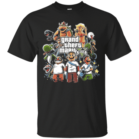 Grand Theft Mario tee