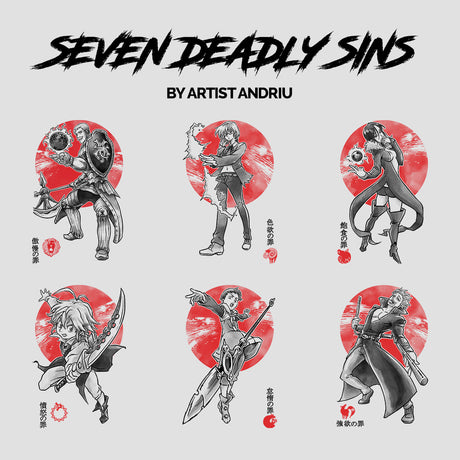 Seven Deadly Sins T-Shirts