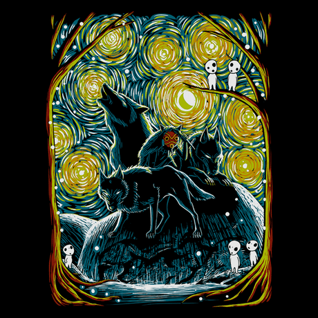 Starry Forest t-shirt