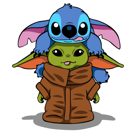 stitch yoda