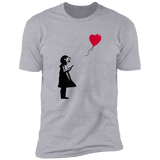 Girl With Phone Men's Premium T-Shirt