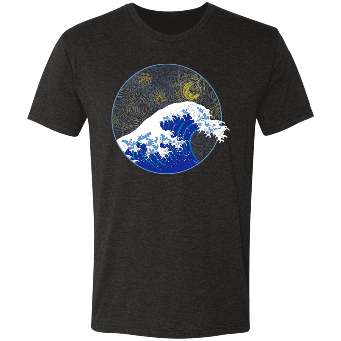 Great Starry Wave Men's Triblend T-Shirt