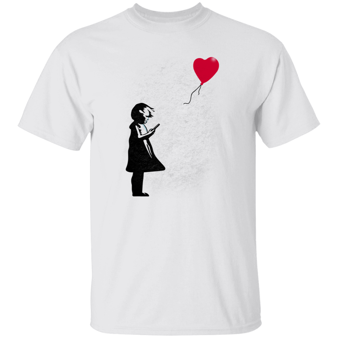 Girl With Phone T-Shirt