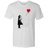 Girl With Phone Men's Triblend T-Shirt