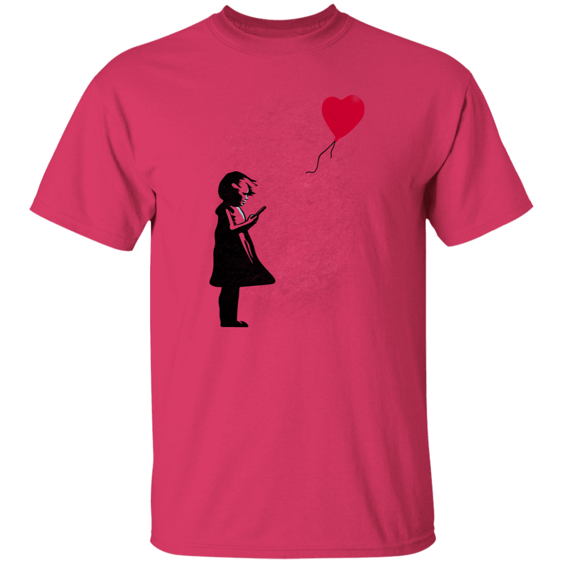 Girl With Phone T-Shirt