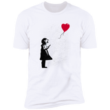 Girl With Phone Men's Premium T-Shirt