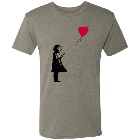 Girl With Phone Men's Triblend T-Shirt