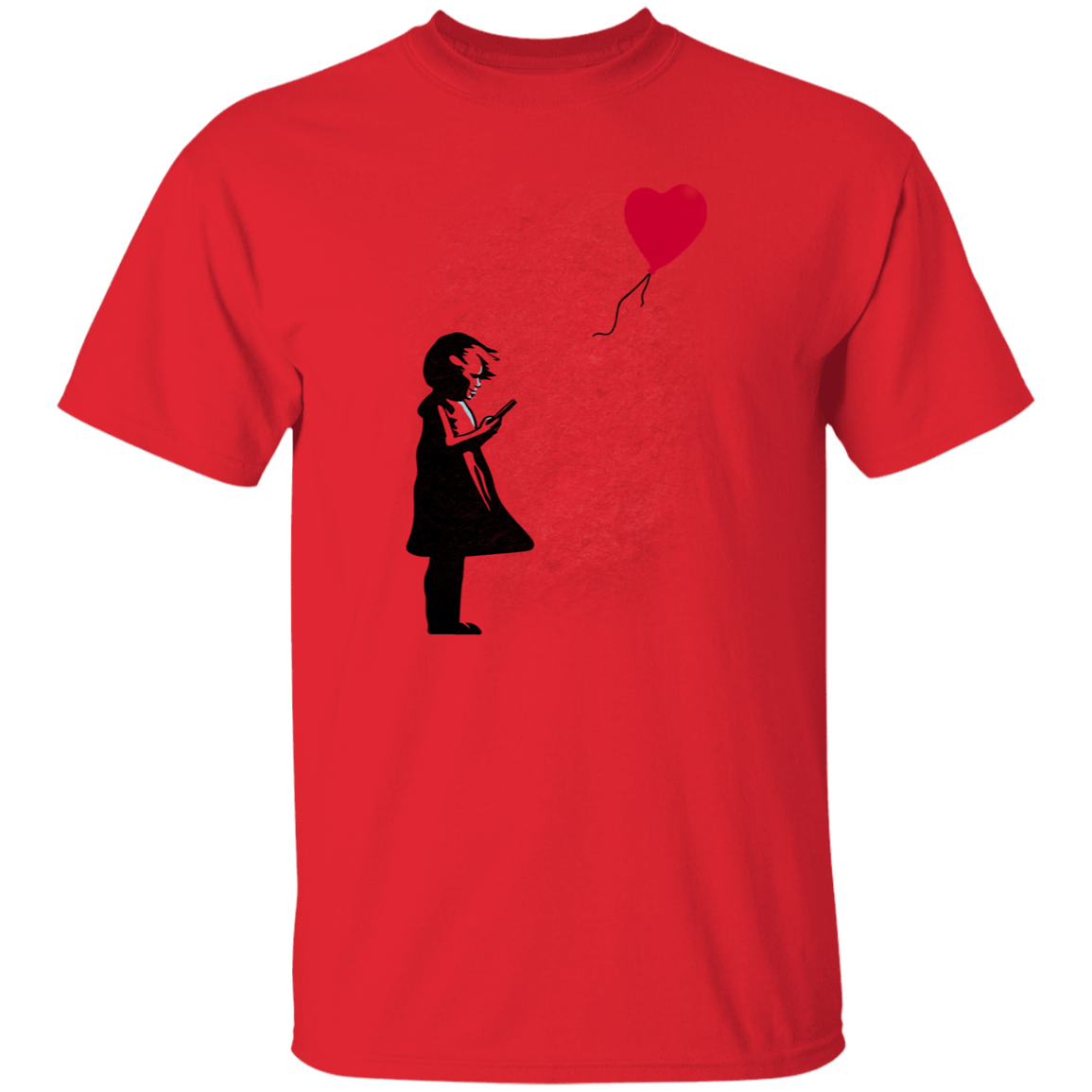 Girl With Phone T-Shirt