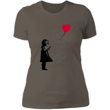 Girl With Phone Women's Premium T-Shirt