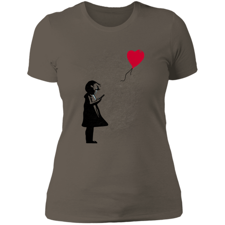 Girl With Phone Women's Premium T-Shirt