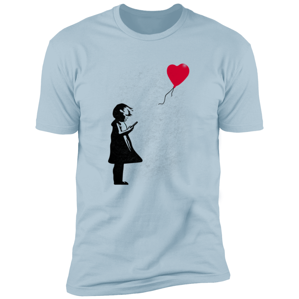 Girl With Phone Men's Premium T-Shirt