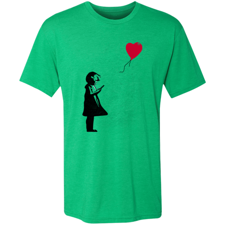 Girl With Phone Men's Triblend T-Shirt