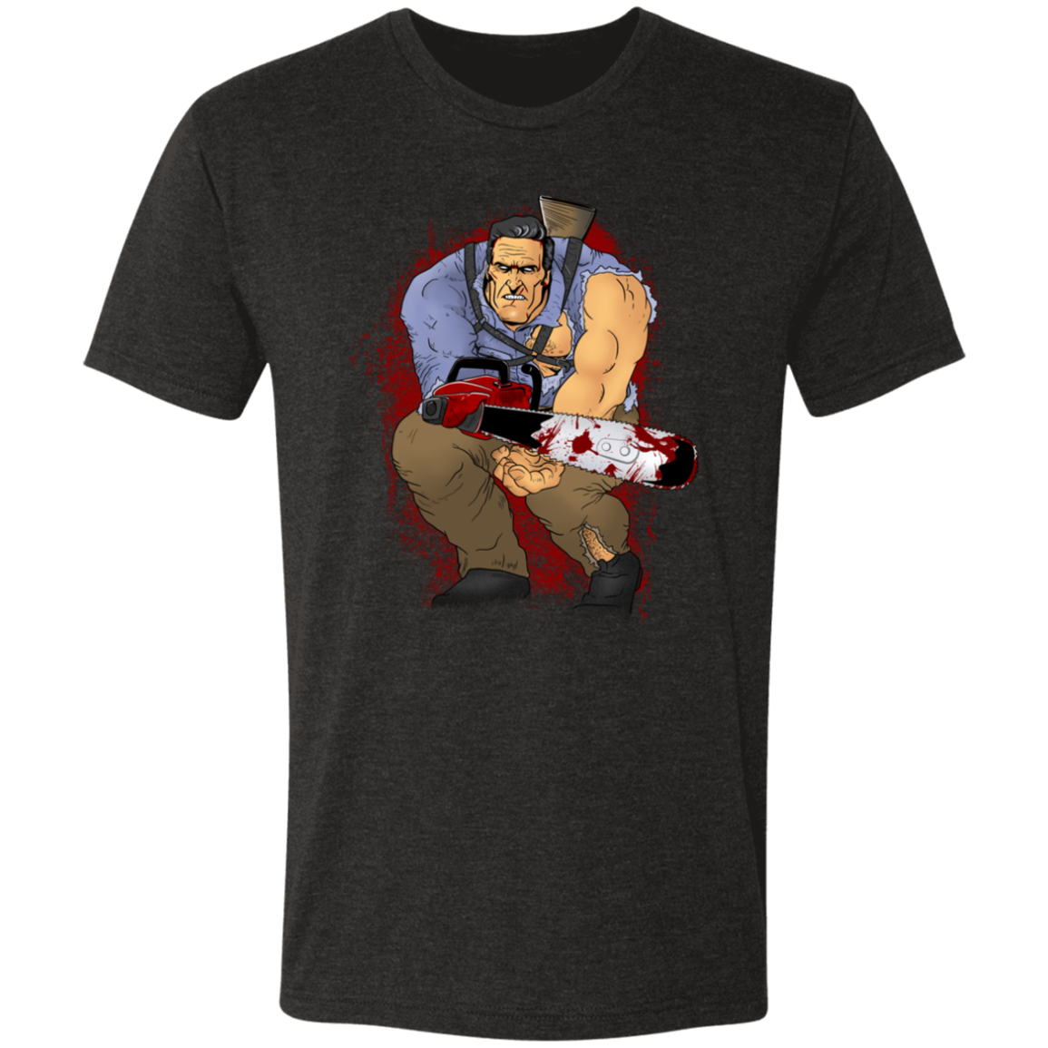 The Chainsaw Knight Men's Triblend T-Shirt