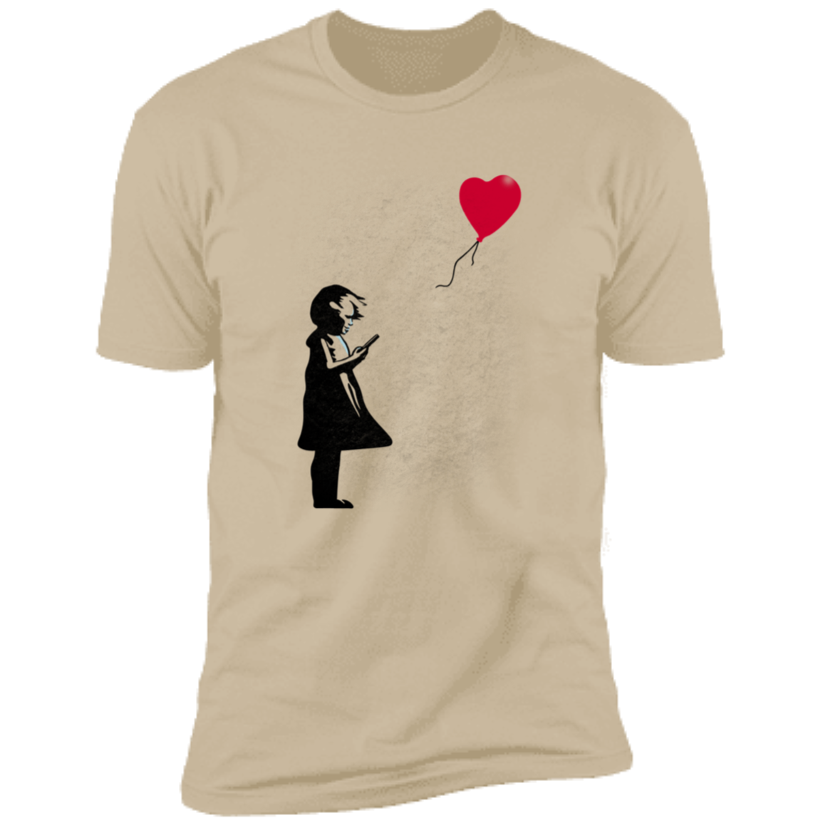 Girl With Phone Men's Premium T-Shirt
