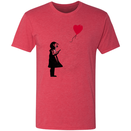 Girl With Phone Men's Triblend T-Shirt