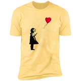 Girl With Phone Men's Premium T-Shirt