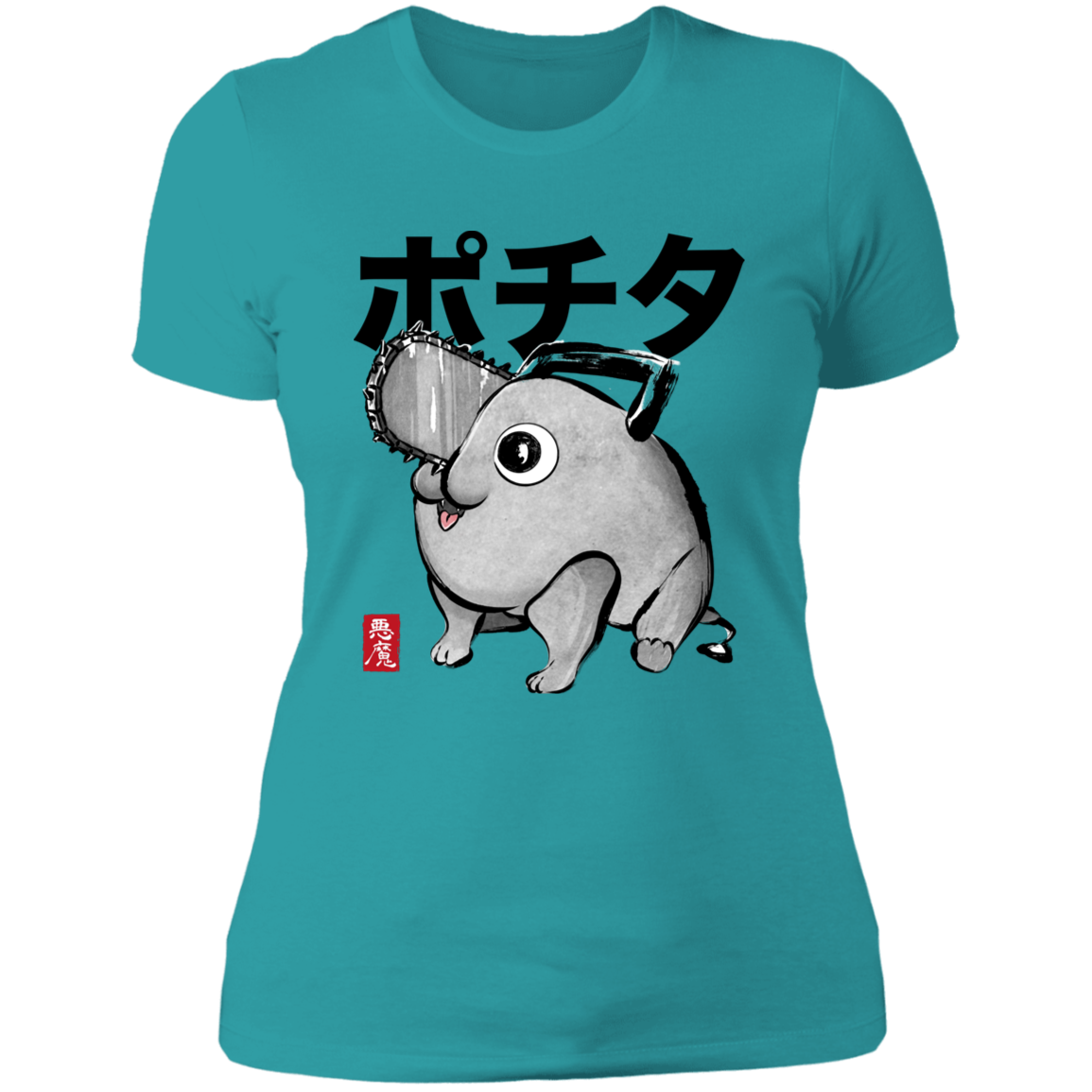 Chainsaw Devil sumi-e Women's Premium T-Shirt