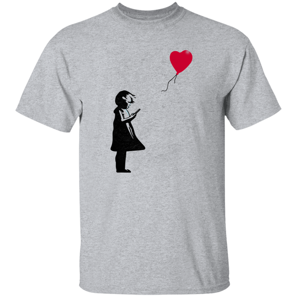 Girl With Phone T-Shirt