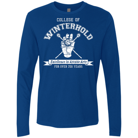 Mens_Premium Longsleeves Royal / Small College of Winterhold Men's Premium Long Sleeve