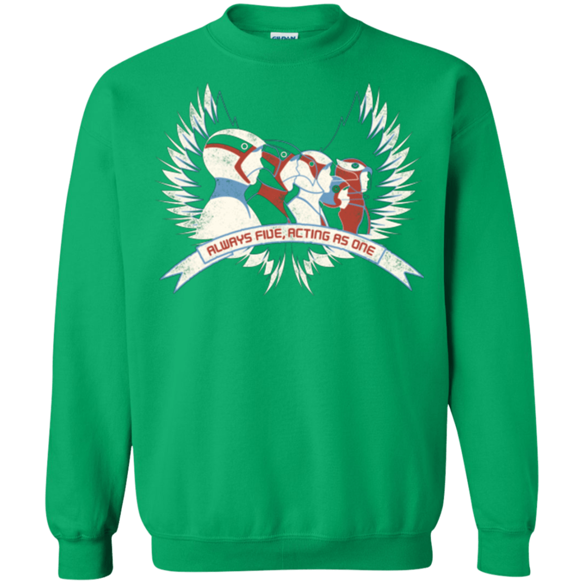 Sweatshirts Irish Green / Small Always Five Acting As One Crewneck Sweatshirt
