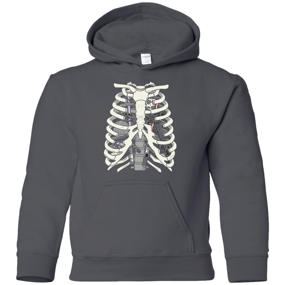 Sweatshirts Charcoal / YS Anatomy of a Galaxy Far Away Youth Hoodie