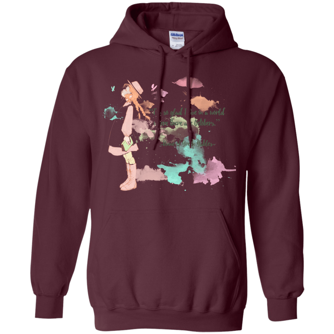 Sweatshirts Maroon / Small Anne of Green Gables 2 Pullover Hoodie