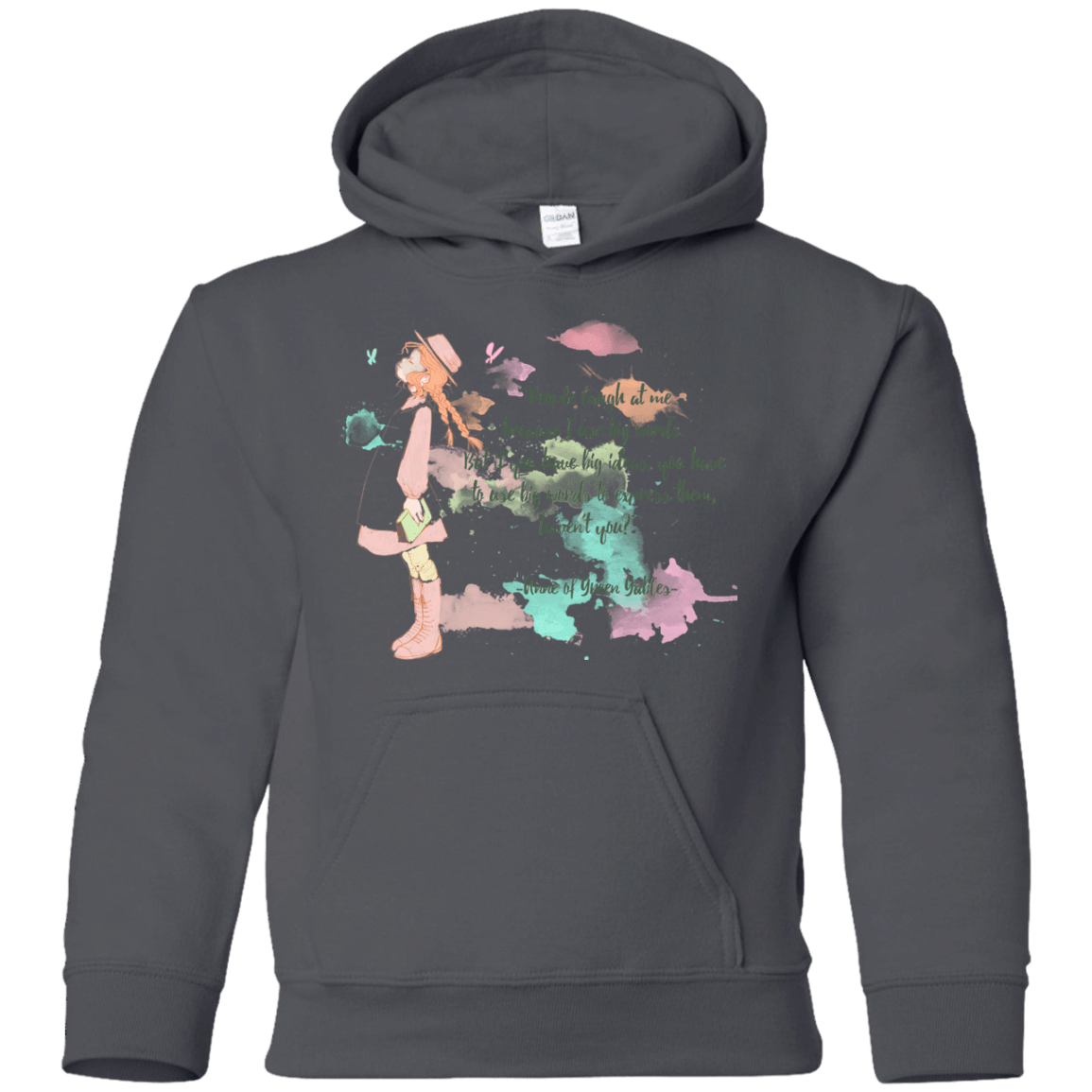 Sweatshirts Charcoal / YS Anne of Green Gables 3 Youth Hoodie
