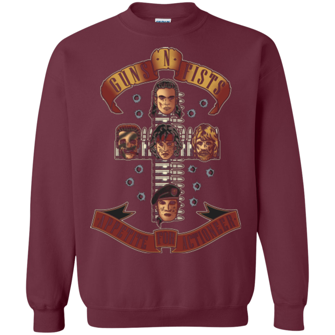 Sweatshirts Maroon / Small Appetite for Actioneer Crewneck Sweatshirt