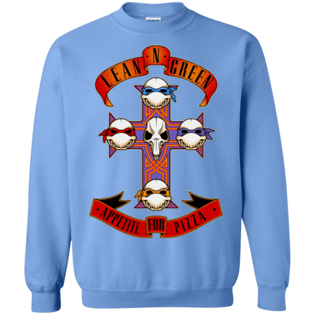 Sweatshirts Carolina Blue / Small APPETITE FOR PIZZA Crewneck Sweatshirt