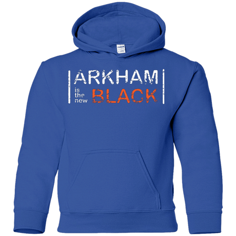 Sweatshirts Royal / YS Arkham Black Youth Hoodie