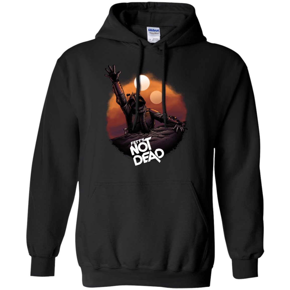 Sweatshirts Black / Small Back From The Pit Pullover Hoodie