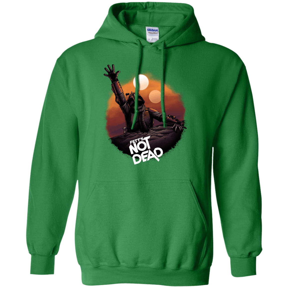 Sweatshirts Irish Green / Small Back From The Pit Pullover Hoodie