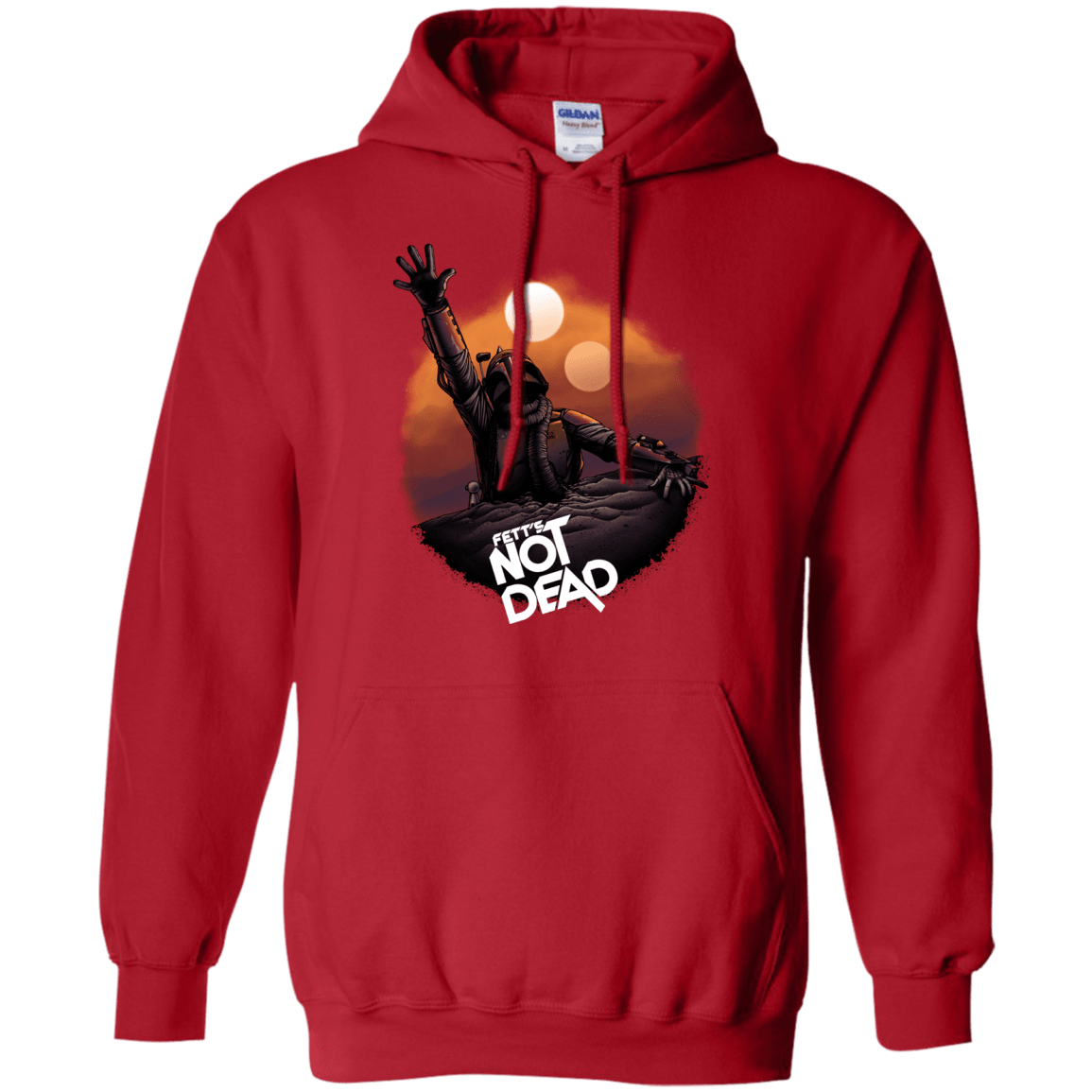 Sweatshirts Red / Small Back From The Pit Pullover Hoodie