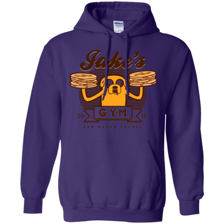 Sweatshirts Purple / Small Bacon lovers gym Pullover Hoodie