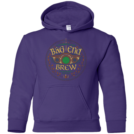 Sweatshirts Purple / YS Bag End Brew Youth Hoodie