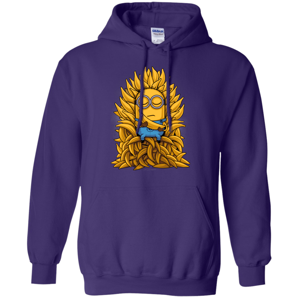 Sweatshirts Purple / Small Banana Throne Pullover Hoodie