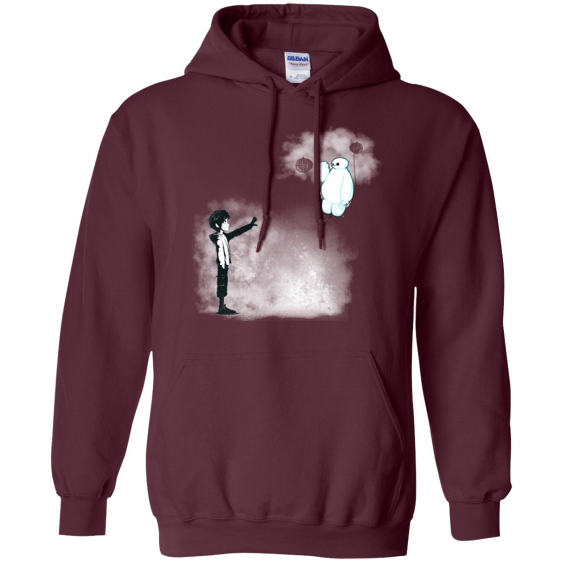 Sweatshirts Maroon / Small Banksy Max Pullover Hoodie