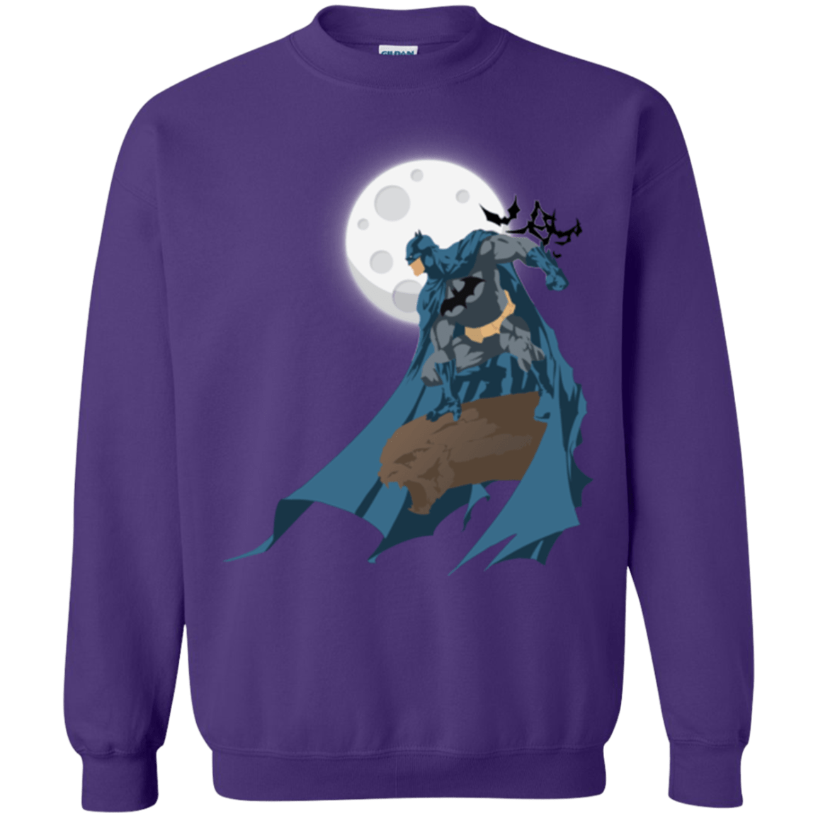 Sweatshirts Purple / Small Batman Crewneck Sweatshirt