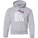 Sweatshirts Sport Grey / YS Bats on Bats on Bats Youth Hoodie