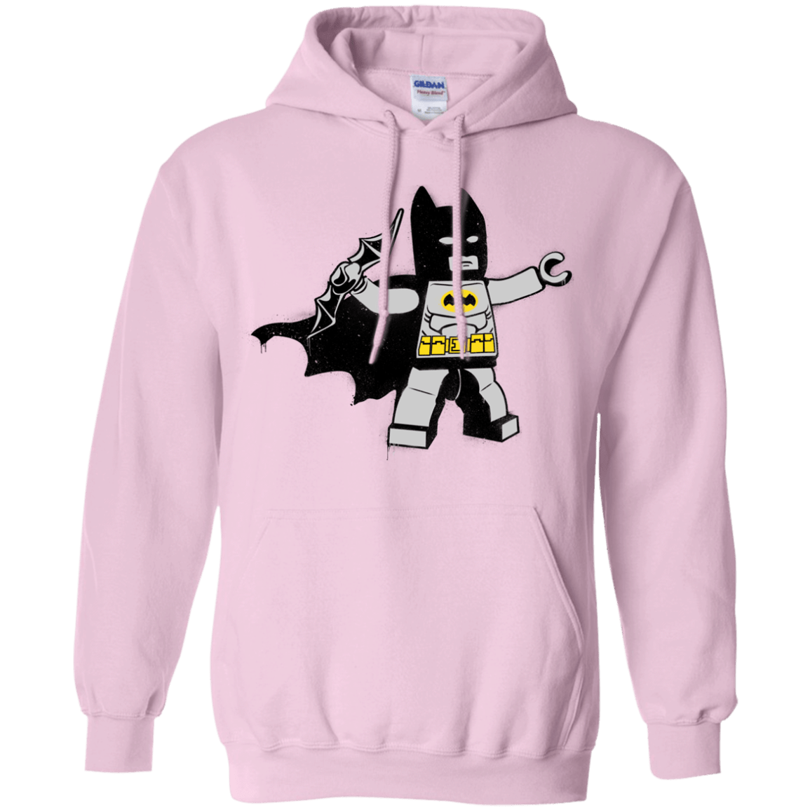 Sweatshirts Light Pink / Small Batsy Lego Pullover Hoodie