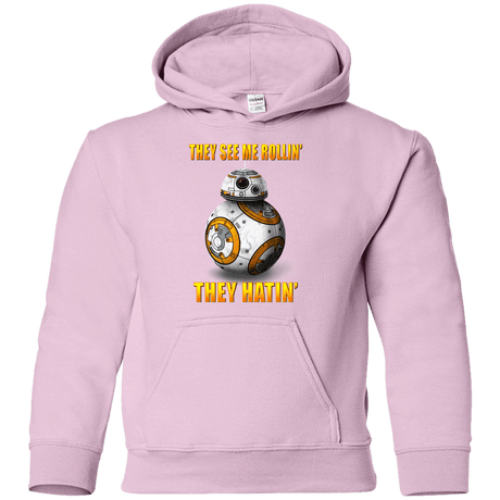 Sweatshirts Light Pink / YS BB8TSMR Youth Hoodie